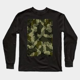 bull camouflage Long Sleeve T-Shirt